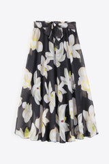 Floral Tie-Waist Skirt