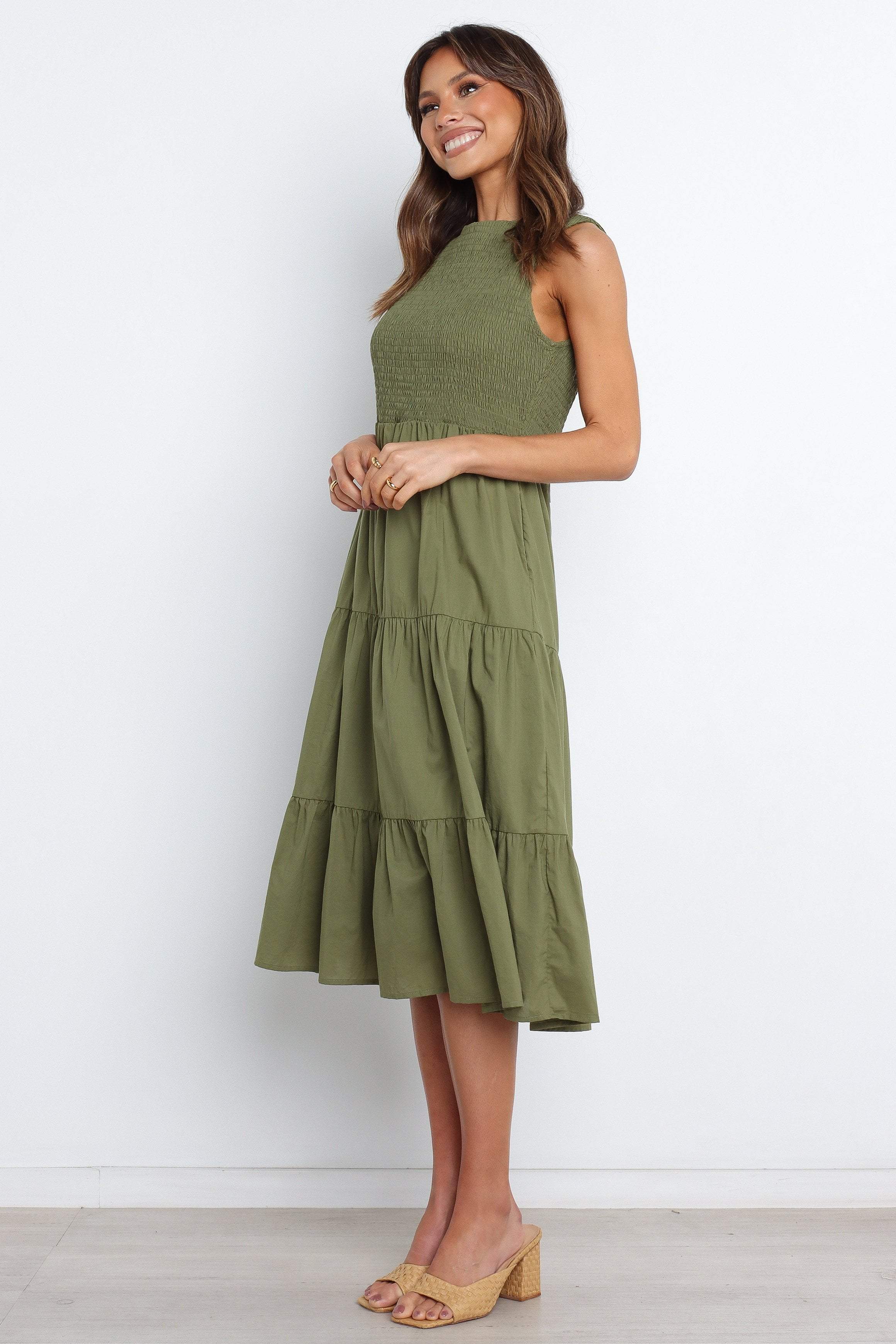 Erhardt Dress - Olive