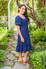 Sunday Market Dress in Blue