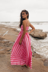 Pixie Maxi Dress - Pink Red