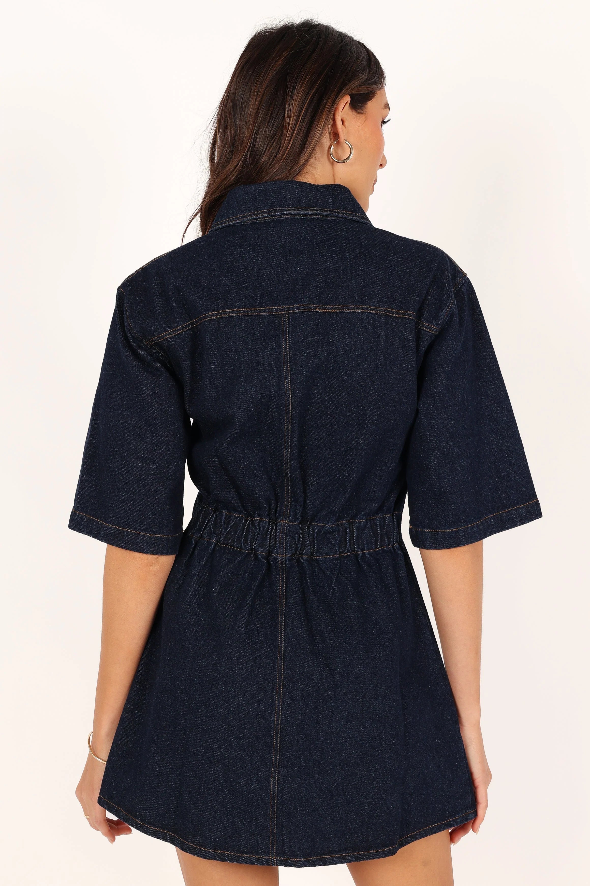 Rev Mini Dress - Dark Denim