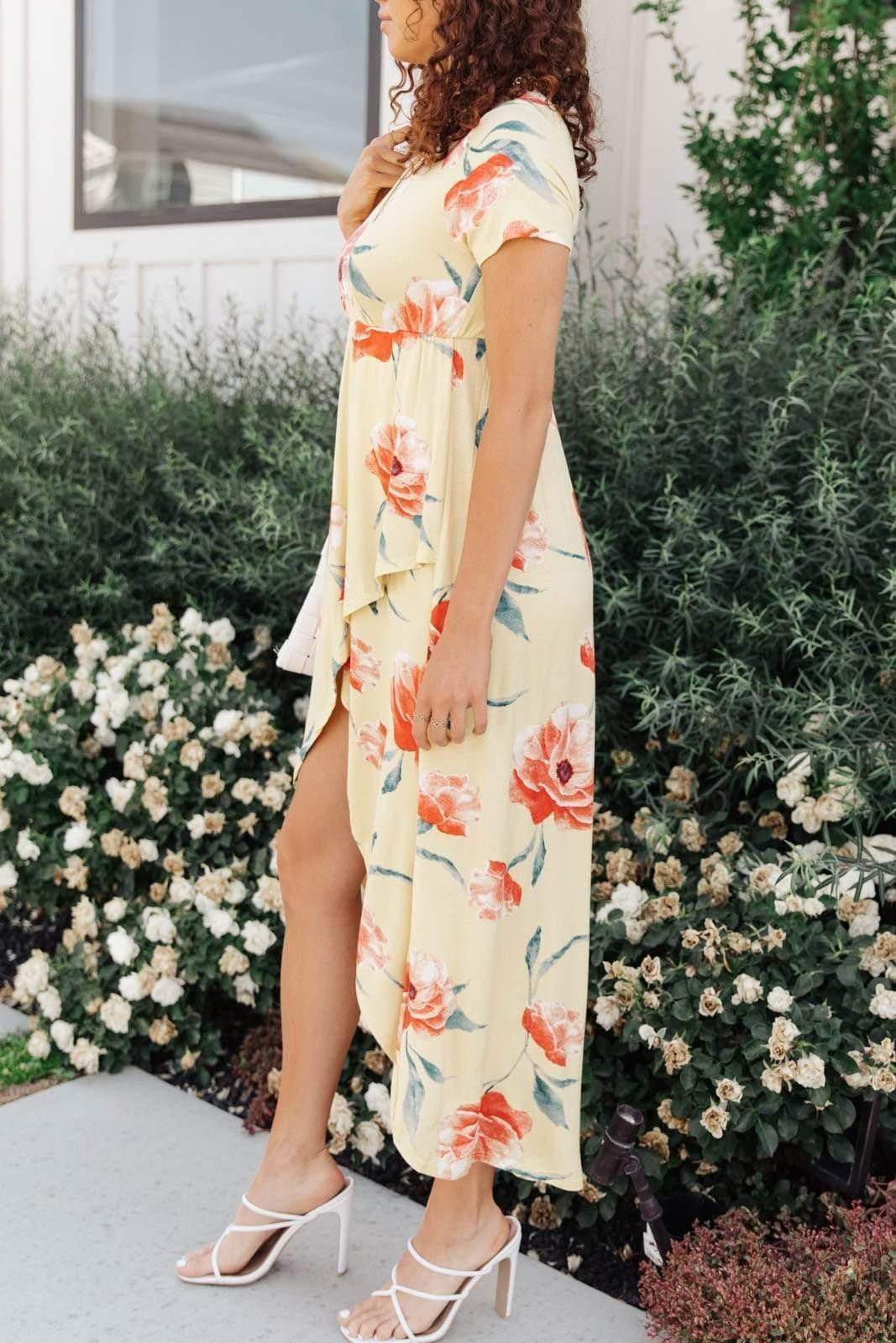 Aubrey Dress in Yellow