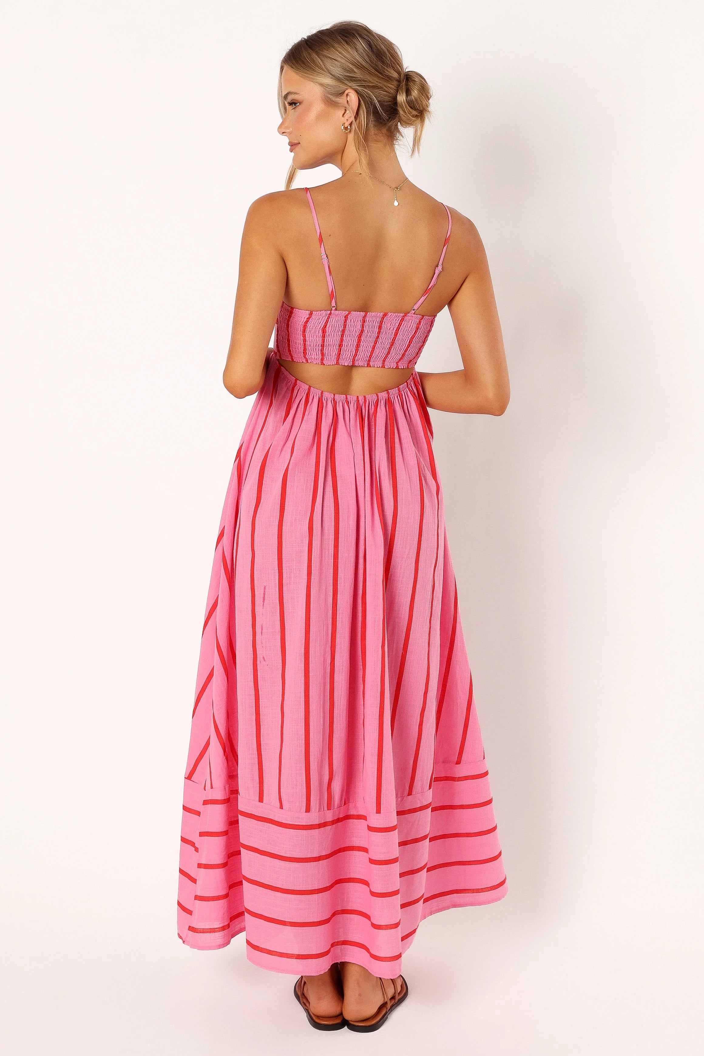 Pixie Maxi Dress - Pink Red