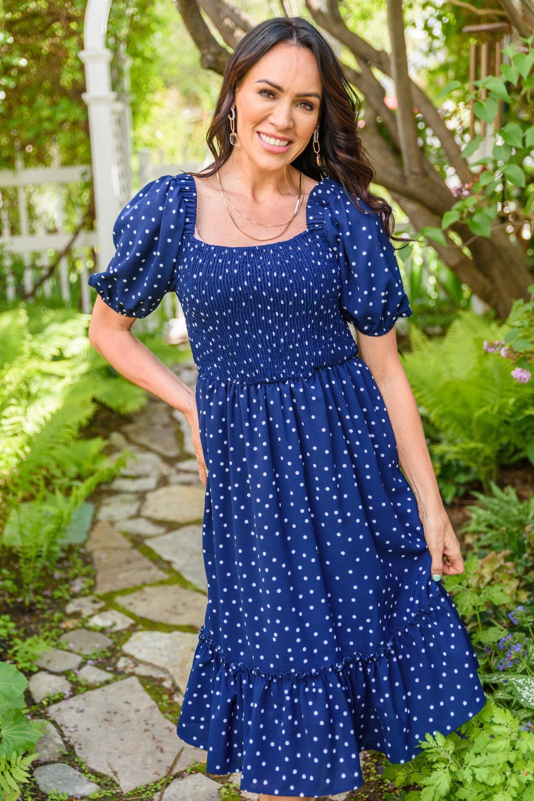 Sunday Market Dress in Blue