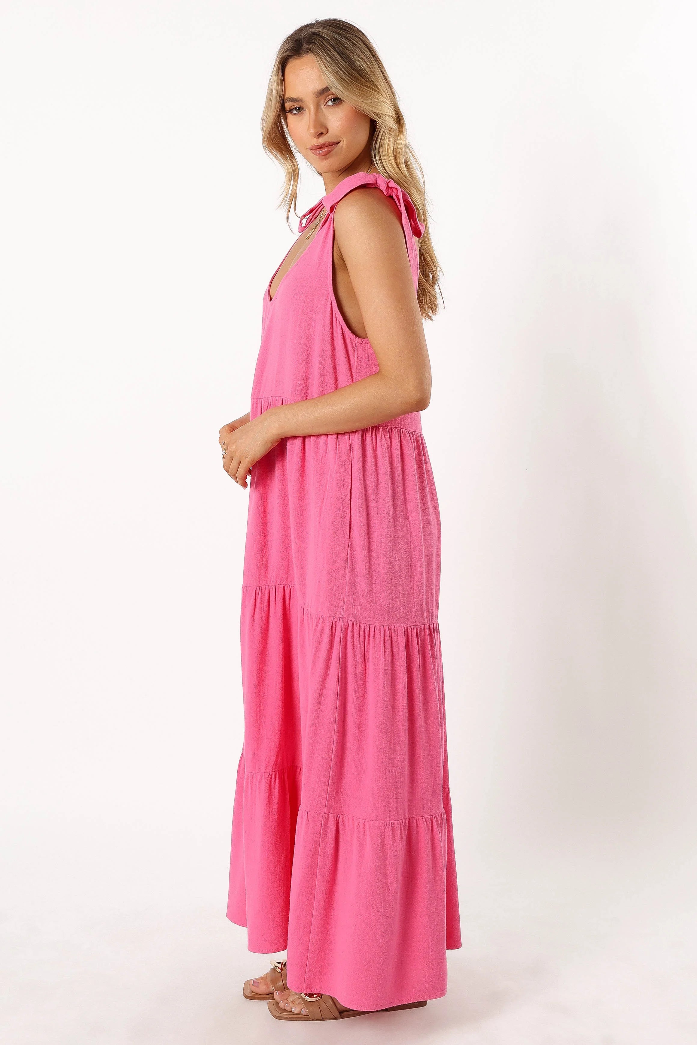 Marcy Midi Dress - Pink