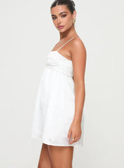 Ortega Mini Dress White