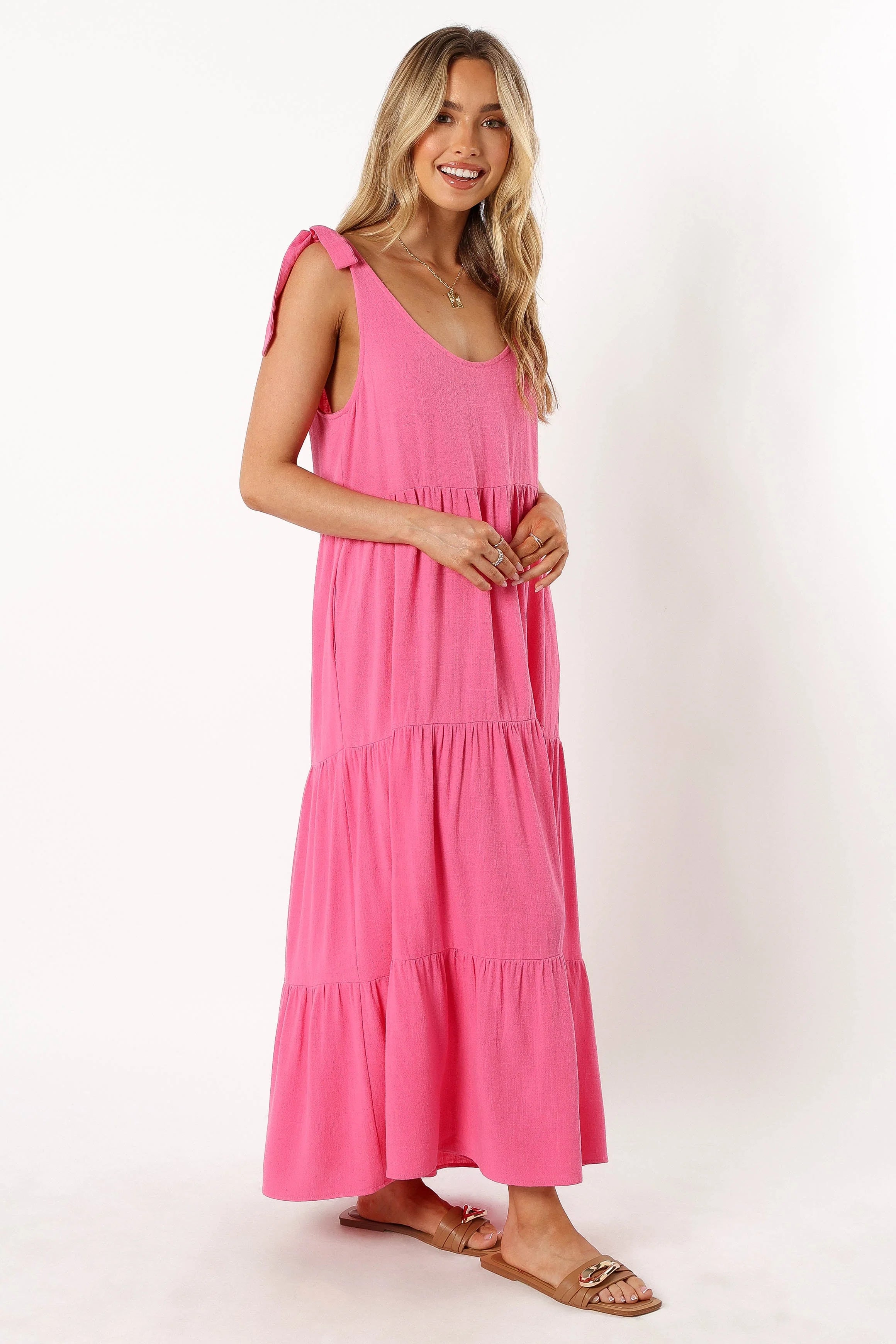 Marcy Midi Dress - Pink